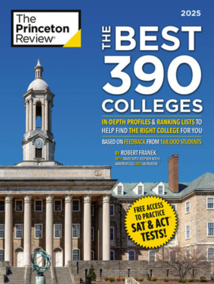 2025 Princeton Review Best Colleges guidebook cover